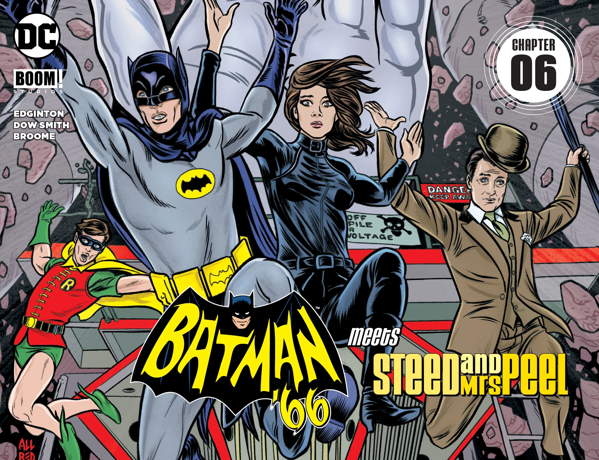 Batman '66 Meets Steed and Mrs Peel #6 (DC, 2016 — Cover A) cover